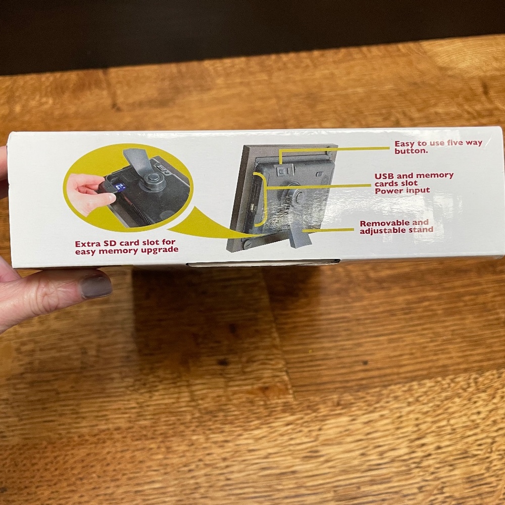 OptiPix Digital picture frame-NIB - Picture 4 of 5